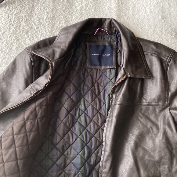 Tommy Hilfiger Faux Leather Jacket - Picture 4 of 8